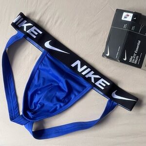 Sold / New Blue Nike Jockstrap size L Dri-FIT Essential Micro